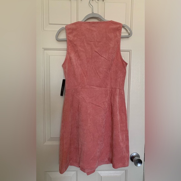 Lulu’s Pink Button Dress - Picture 2 of 3